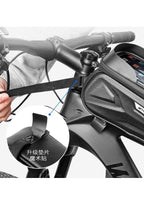 7-inch Waterproof Touch Screen Bike Bag, Bicycle Pouch Front Frame Tube Bag (color)