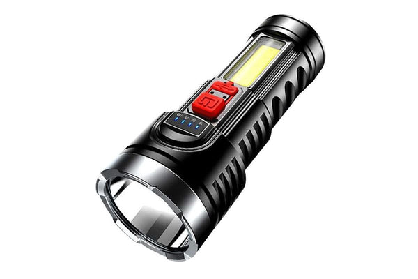 Super Bright Torch 6 Led Flashlight USB Rechargeable Tactical light