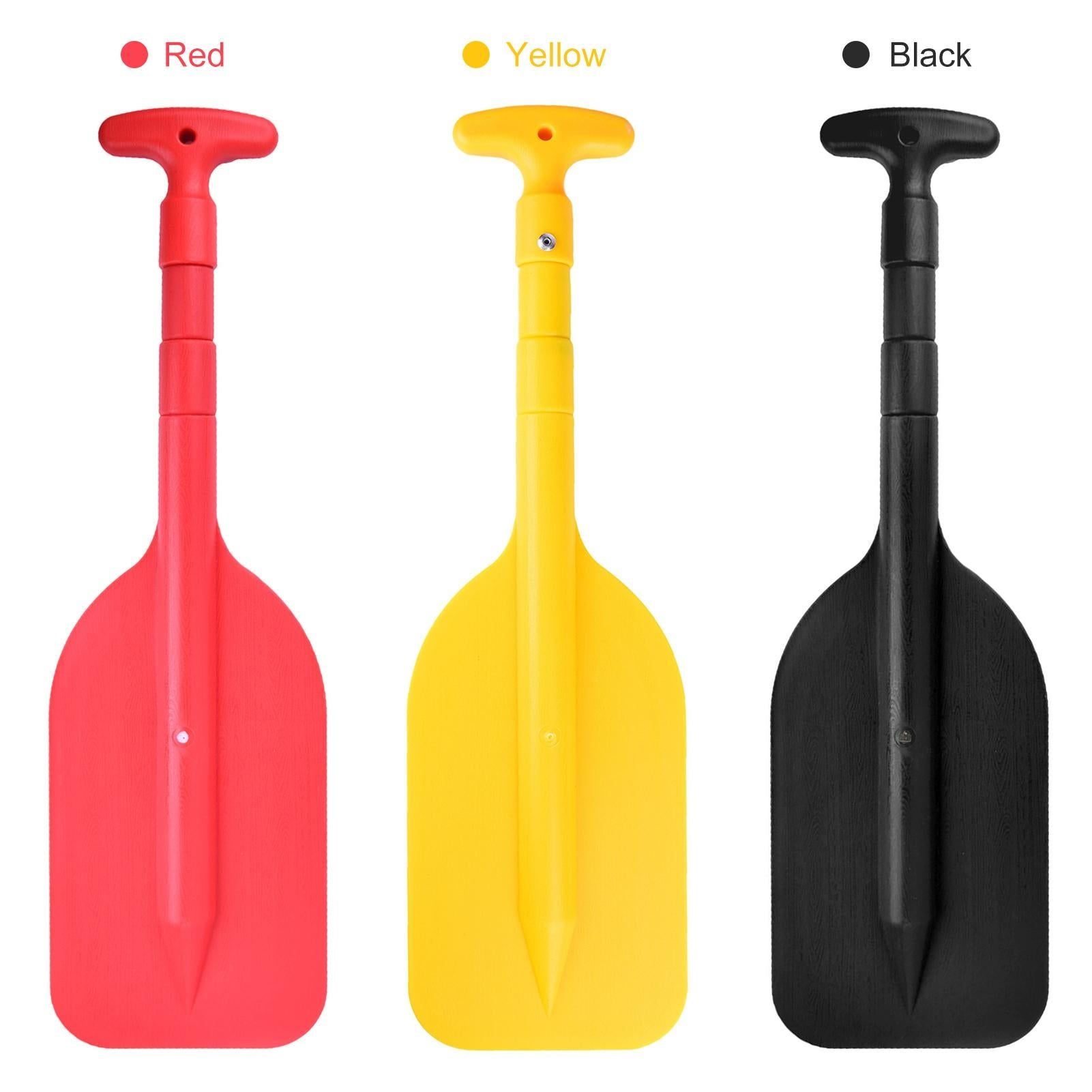 Collapsible Telescopic Mini Boat Paddle, Portable Adjustable Kayak Paddle Yellow