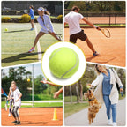 12 Pack Soft Training Tennis Balls, Low Pressure Pract Balls for Daily Training - Pink