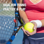 12 Pack Soft Training Tennis Balls, Low Pressure Pract Balls for Daily Training - Black