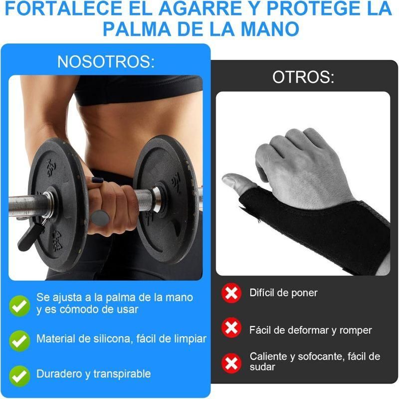 Grip Finger Exerciser Non-Slip Training Grip Fitness Weightlifting Gloves (2 Pairs) Black + Grey
