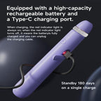 LED Light-Up Jump Rope for Boys Girls - Adjustable Glow-in-the-Dark Skipping Rope Purple