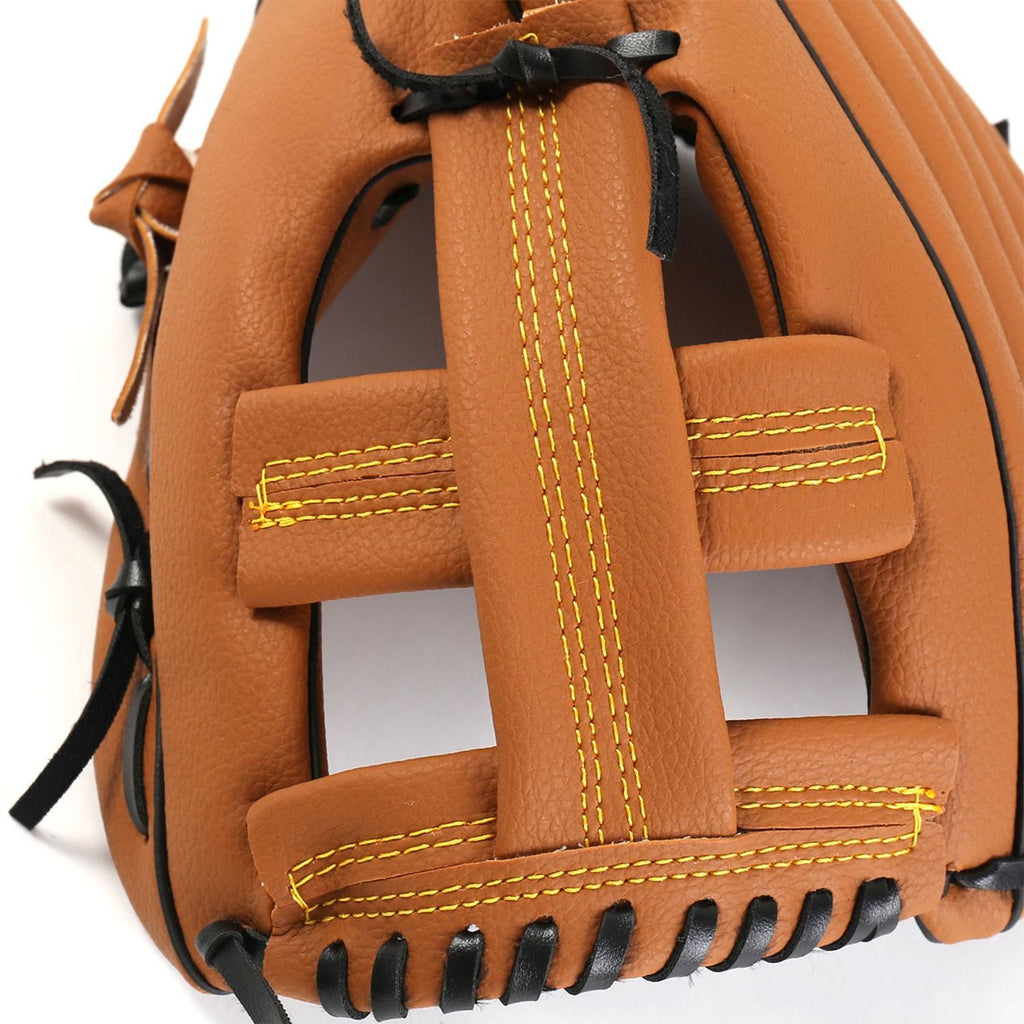 Left Hand Baseball Softball Glove, Training Beginner Mitt for Youth and Adult Players - S