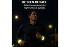 Reflective Wristbands 6 Pack Elastic Straps - High Visibility Bands for Cycling Running