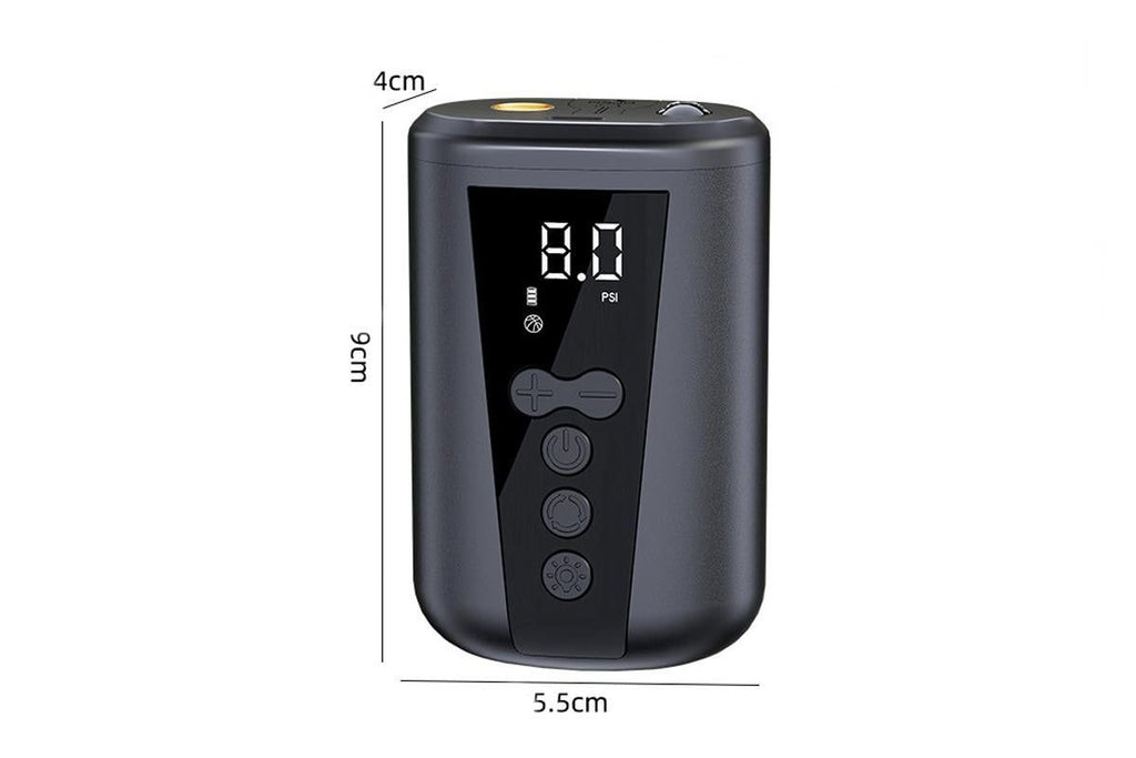 Electric Ball Pump with LCD Display Preset Pressure for Basketball Soccer