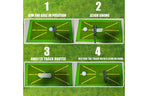 2Pcs Golf Training Mat For Swing Detection Golf Training Aid For Indoor Outdoor