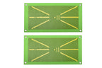 2Pcs Golf Training Mat For Swing Detection Golf Training Aid For Indoor Outdoor