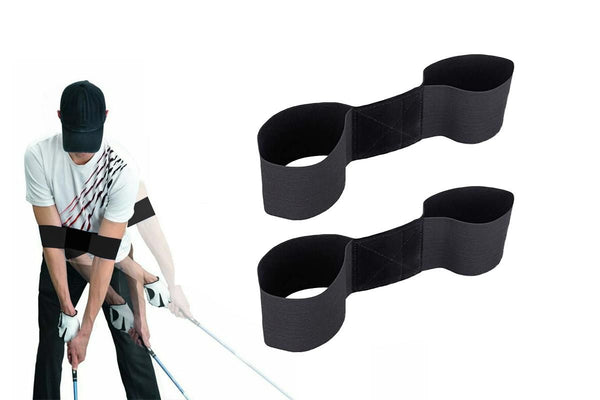 2Pcs Golf Train Arm Band Swing Correcting Tool Posture Motion Correction Training Aid