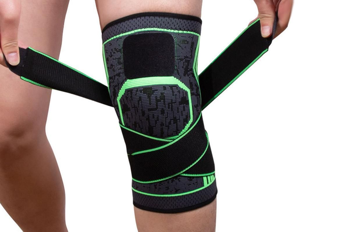 2Pcs Men Women Knee Compression Sleeve For Knee Pain Relief Supportive Knee Sleeve-Green 2XL