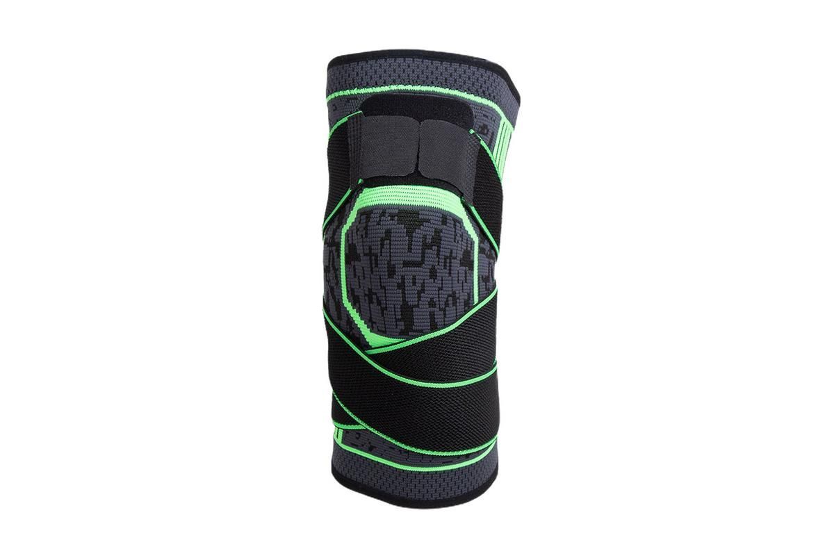 2Pcs Men Women Knee Compression Sleeve For Knee Pain Relief Supportive Knee Sleeve-Green 3XL