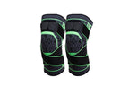 2Pcs Men Women Knee Compression Sleeve For Knee Pain Relief Supportive Knee Sleeve-Green 3XL