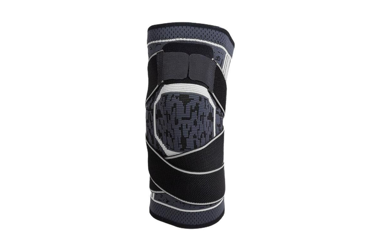 2Pcs Men Women Knee Compression Sleeve For Knee Pain Relief Supportive Knee Sleeve-Grey L