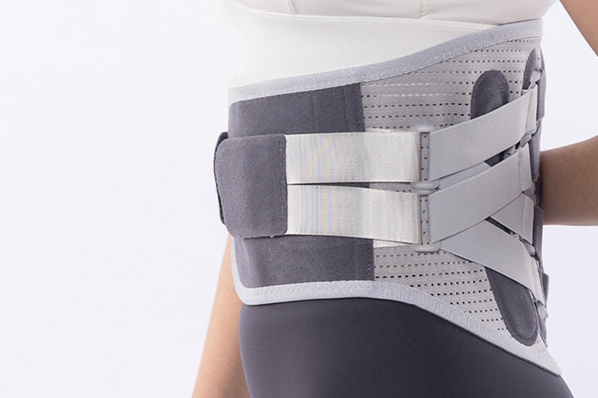 Adjustable Lumbar Support Belt Lower Back Brace With Lumbar Pad Waist Belt - M