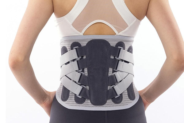 Adjustable Lumbar Support Belt Lower Back Brace With Lumbar Pad Waist Belt - XL