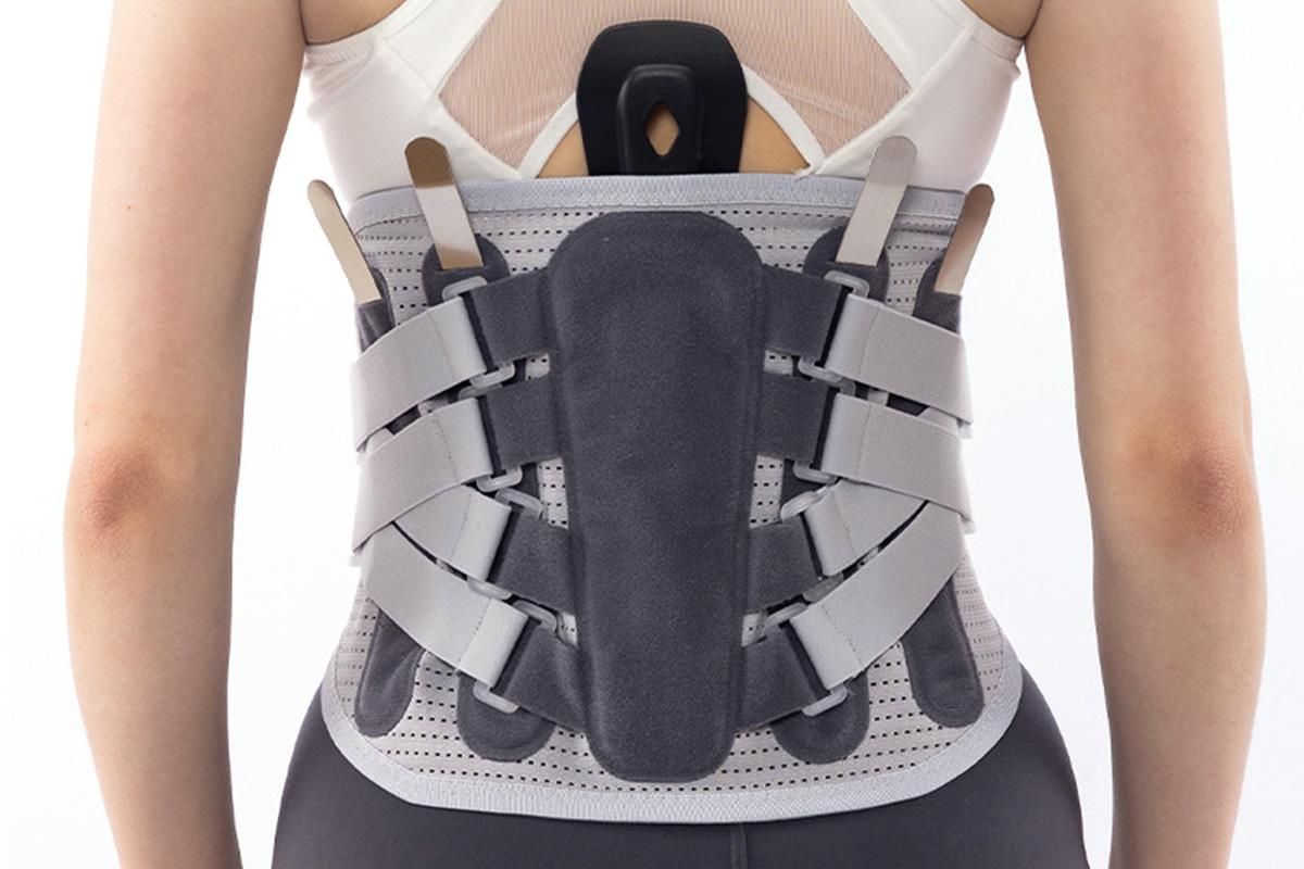 Adjustable Lumbar Support Belt Lower Back Brace With Lumbar Pad Waist Belt - XL