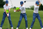 Golf Swing Training Aid Tools Golf Training Ball Posture Correction - Black