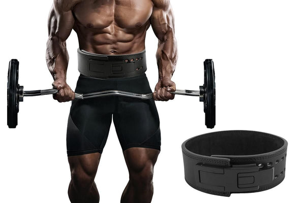 Professional Powerlifting Belt for Squat Deadlift-Black S