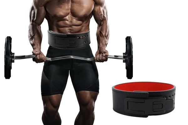 Professional Powerlifting Belt for Squat Deadlift-Red L
