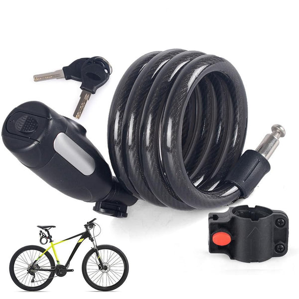 Anti-Theft Heavy Duty Aluminum Alloy Bicycle Cable Lock