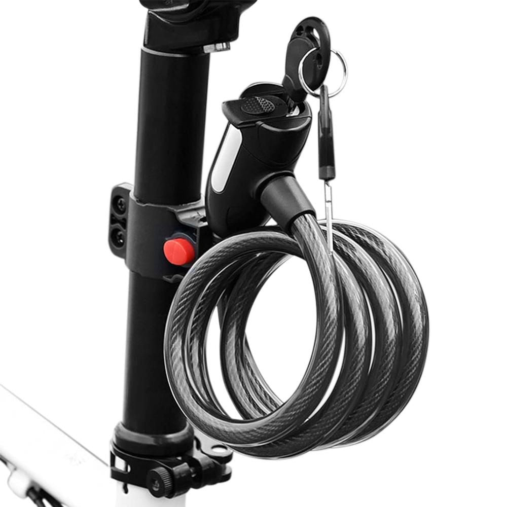 Bike Lock 4FT Bike Cable Locks Heavy Duty Bicycle Lock Cable Anti-Theft Security Cable for Motorcycle Scooter Bike