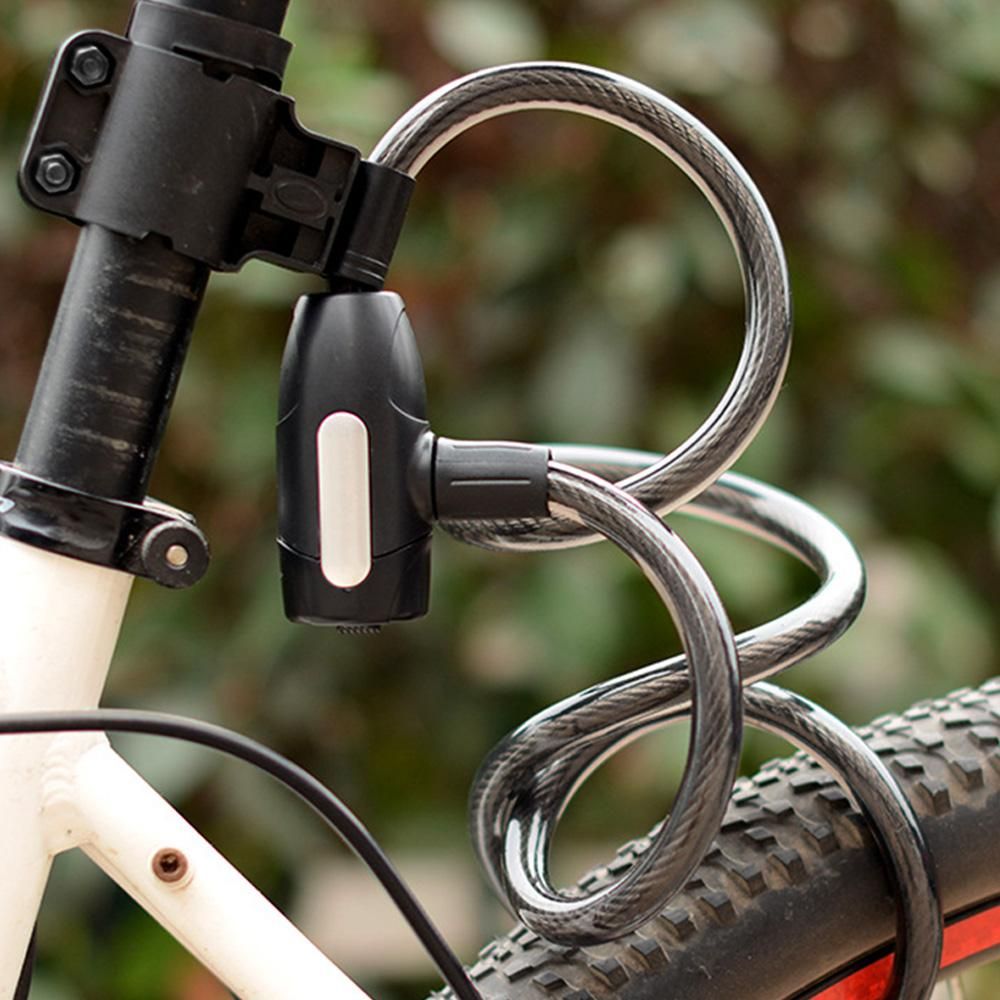 Bike Lock 4FT Bike Cable Locks Heavy Duty Bicycle Lock Cable Anti-Theft Security Cable for Motorcycle Scooter Bike