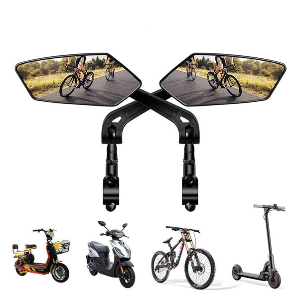 Ajustable and Rotatable Bicycle Handlebar Rearview Mirror