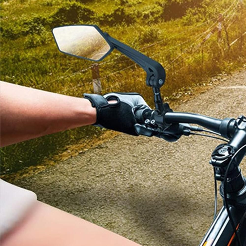 Handlebar Bike Mirror Ajustable and Rotatable Rearview Bicycle Mirror Security Cycling Rearview Mirror Easy to Install