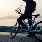 Handlebar Bike Mirror Ajustable and Rotatable Rearview Bicycle Mirror Security Cycling Rearview Mirror Easy to Install