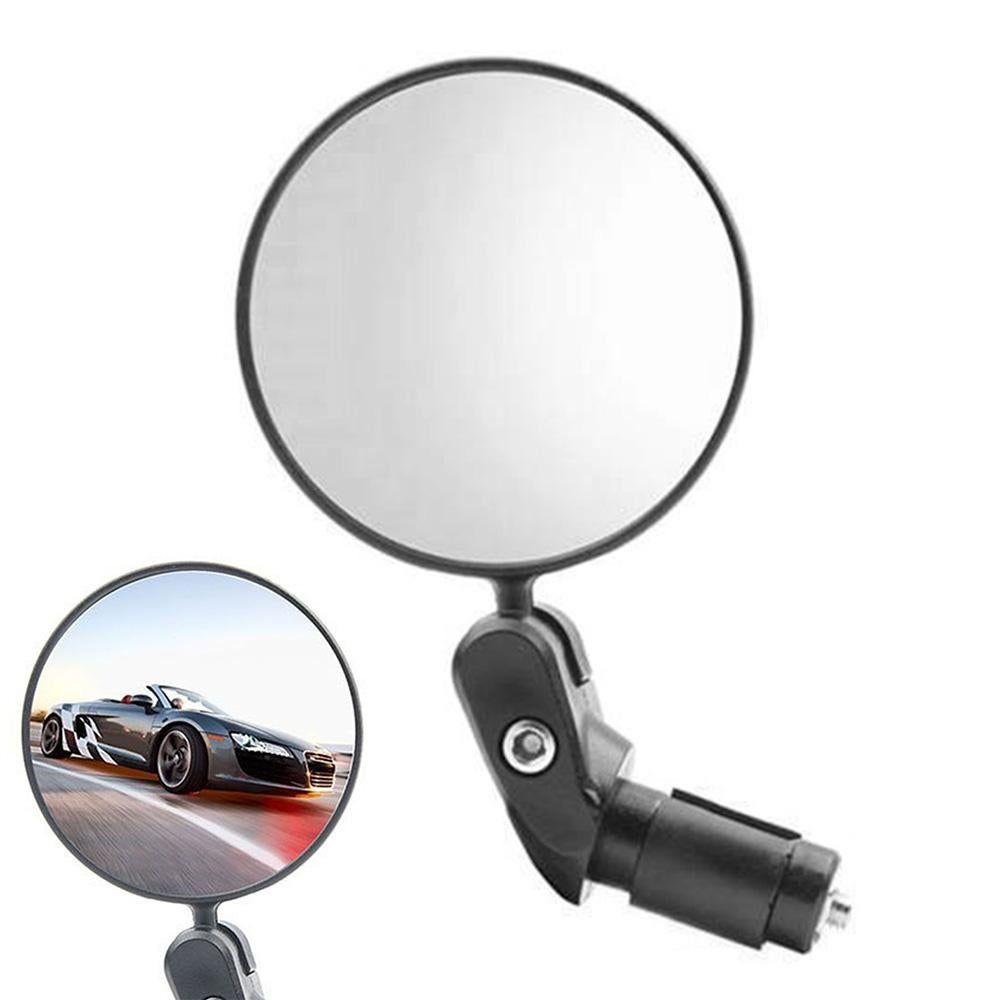 Handlebar Bike Mirrors Adjustable Bicycle Rearview Mirror for Mountain Road Bikes - 1PC