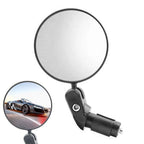 Handlebar Bike Mirrors Adjustable Bicycle Rearview Mirror for Mountain Road Bikes - 1PC