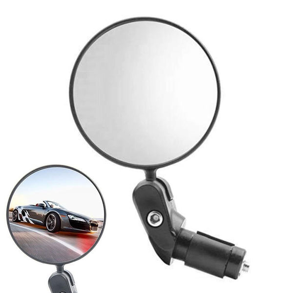 1Pc Adjustable Bicycle Handlebar Rearview Mirror for Mountain Road Bikes