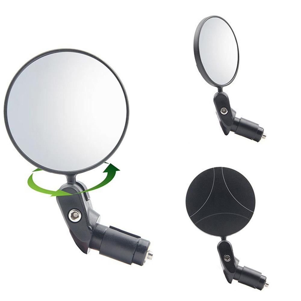 Handlebar Bike Mirrors Adjustable Bicycle Rearview Mirror for Mountain Road Bikes - 1PC