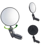 Handlebar Bike Mirrors Adjustable Bicycle Rearview Mirror for Mountain Road Bikes - 1PC