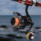 Spinning Fishing Reel HE Series 5000 6000 7000 Size 12 Ball Bearings 10kg Drag - HE6000