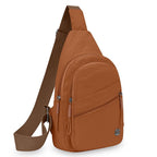 Sling Bag for Women Sling Backpack Chest Daypack Crossbody Bag - Orange