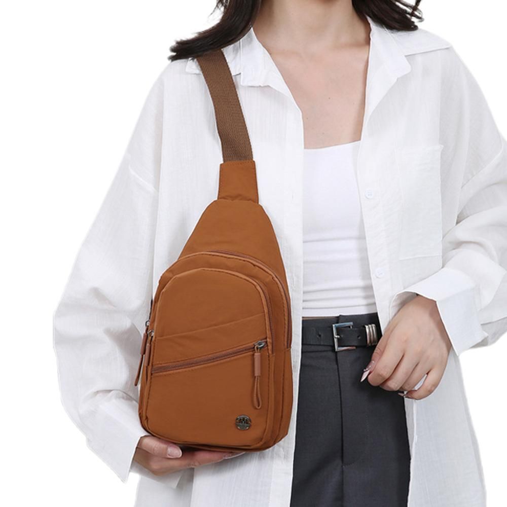 Sling Bag for Women Sling Backpack Chest Daypack Crossbody Bag - Orange