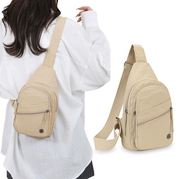 Women's Crossbody Sling Bag - Khaki