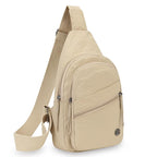 Sling Bag for Women Sling Backpack Chest Daypack Crossbody Bag - Khaki