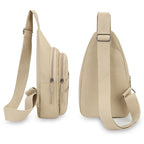 Sling Bag for Women Sling Backpack Chest Daypack Crossbody Bag - Khaki