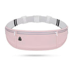 Running Belt Ultra Light Bounce Free Waist Pouch Bag Fitness Workout Belt Sport Waist Pack Exercise Waist Bag - Pink