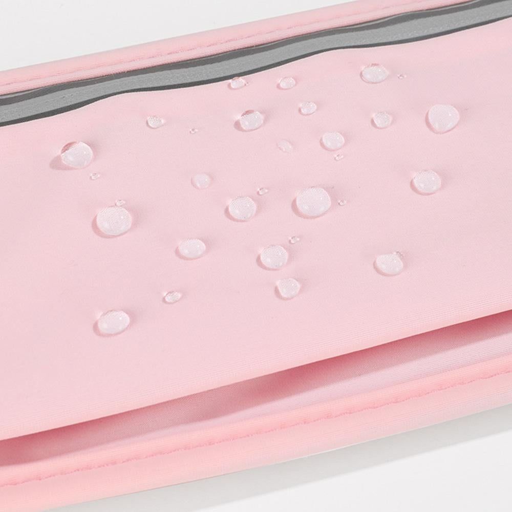 Running Belt Ultra Light Bounce Free Waist Pouch Bag Fitness Workout Belt Sport Waist Pack Exercise Waist Bag - Pink