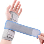 1Pair Carpal Tunnel Wrist Brace Carpal Tunnel Splint Arthritis Pain and Support For Sprained Relief Night Work - Gray & L