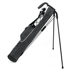 Lightweight Golf Stand Bag Portable Carry Bag for Driving Range - Black