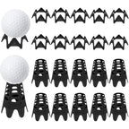 Plastic Golf Tees Golf Simulator Tees for Home Outdoor Indoor Golf Tees Simulator Practice Training - Black