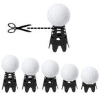Plastic Golf Tees Golf Simulator Tees for Home Outdoor Indoor Golf Tees Simulator Practice Training - Black