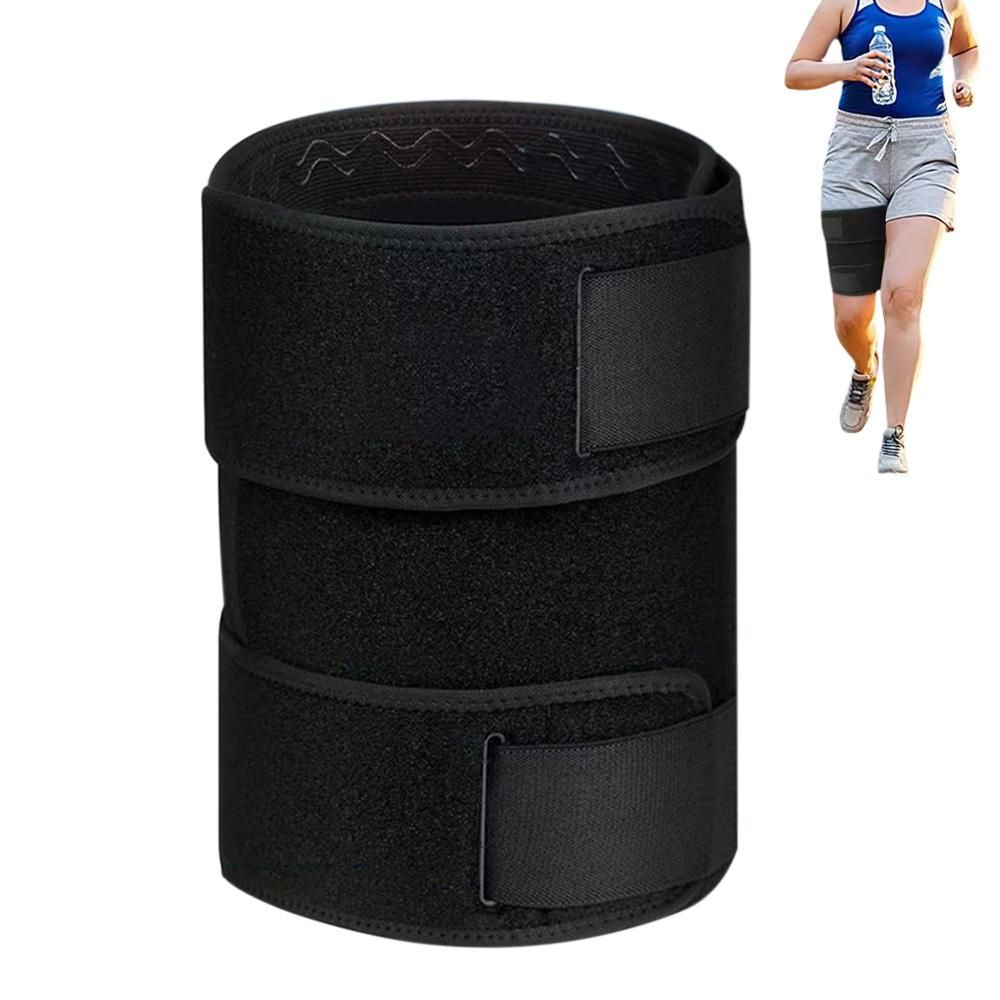 Thigh Brace Adjustable Compression Sleeve Support For Workouts