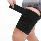 Thigh Brace Adjustable Compression Sleeve Support For Workouts