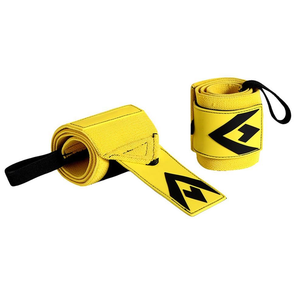 Wrist Wraps for Weightlifting and Working Out - Yellow