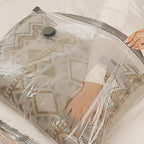 15Pcs Vacuum Bags for Travel with Rechargeable Air Pump Space Saver Compression Set